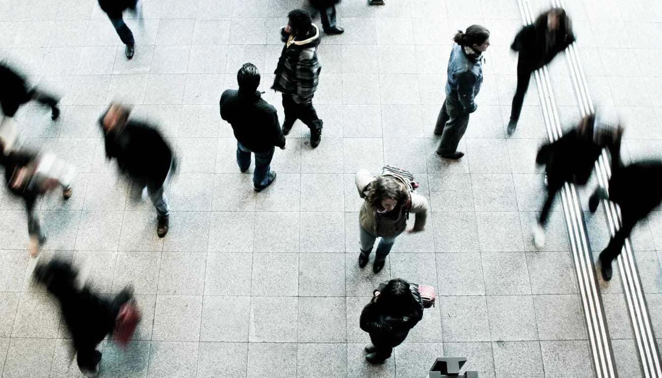 Corporate employees using an organized valet parking program