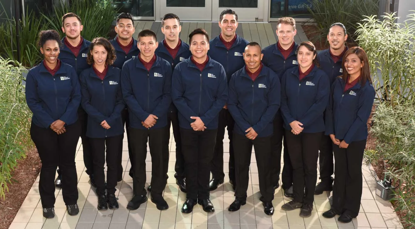 All About Parking valet team